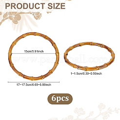 6шт бамбуковые ручки для сумки&nbsp;FIND-PH0028-41