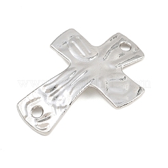 Ciondolo connettore in ottone testurizzato&nbsp;KK-CBA95AE-02A-P
