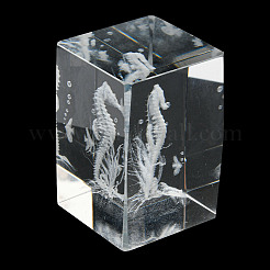 Figura de vidrio animal con grabado láser 3d.&nbsp;LS-DJEW-R013-01C