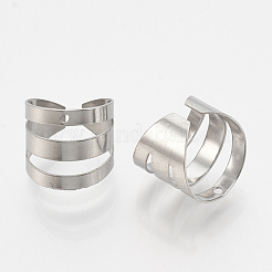 Accessori per polsini auricolari in acciaio inossidabile 304 anti-ossidazione&nbsp;X-STAS-T037-03
