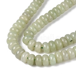 Natürliche weiße Jade perlen Stränge&nbsp;G-Q613-01F-13