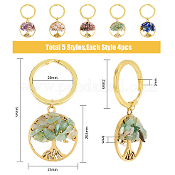 Брелки из натурального камня&nbsp;KEYC-FH0001-27