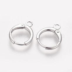 Латунные серьги-обручи&nbsp;KK-L179-04P