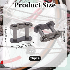 Соединительные звенья роликовой цепи из марганцовистой стали&nbsp;FIND-WH0033-76