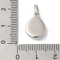 Стойка из латуни с подвесками из синтетического опала&nbsp;KK-S370-08P