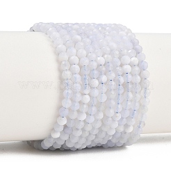 Naturali pizzo blu agata perline fili&nbsp;LS-G-E411-12-3mm-02