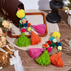 I colori delle palline pom sono di colore casuale&nbsp;KEYC-WH20004-02C