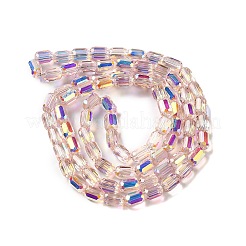 Стеклянные бусины с гальваническим покрытием &nbsp;EGLA-D031-01-08