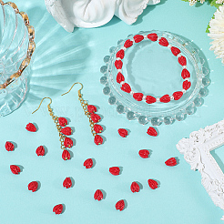 100 шт. бусины из синтетического окрашенного коралла&nbsp;CORA-SC0001-14