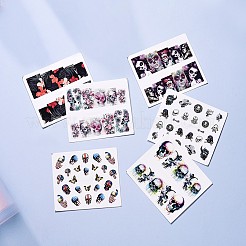 Adesivo per trasferimento d'acqua per nail art&nbsp;MRMJ-T078-YZW-B-M