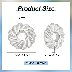 100шт бусины из сплава&nbsp;FIND-BC0005-59