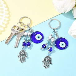 2 шт. брелок ручной работы из лэмпворка&nbsp;KEYC-YW00226