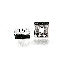 Perles séparateurs en laiton avec strass&nbsp;X1-RSB072-12S