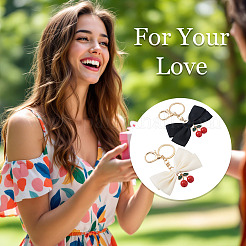 2 шт. 2-цветные брелки из полиэстера&nbsp;KEYC-TA0001-50