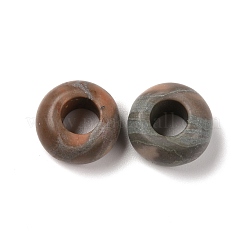 Натуральный красный зебра яшма европейские бусы&nbsp;G-G740-14x8mm-31