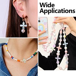 50шт УФ-покрытие прозрачные акриловые бусины&nbsp;MACR-CJ0002-21