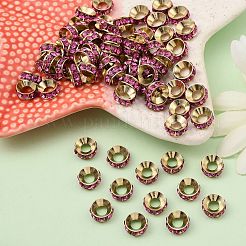 Латунные бусины разделители для поставки стразов&nbsp;RB-A020-9mm-24LG