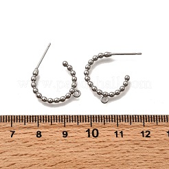 Fornituras de aretes de latón&nbsp;KK-Z126-19P