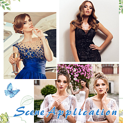 Вышивка из полиэстера пришить аппликации&nbsp;DIY-WH0656-37A