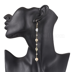 Ensembles de boucles d'oreilles et de colliers faits à la main en perles de morganite naturelle&nbsp;SJEW-JS01342-01