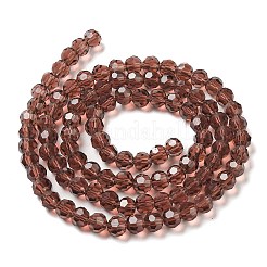 Прозрачные стеклянные бусины&nbsp;LS-EGLA-A035-T6mm-D13