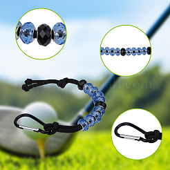 4 bracelet tressé en perles rondes en acier inoxydable 201&nbsp;HJEW-DR00268
