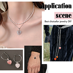 Подвески из натуральных и синтетических драгоценных камней в форме сердца&nbsp;PH-G-G755-01