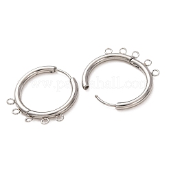 304 cerchietto per orecchini in acciaio inossidabile&nbsp;STAS-D183-02D-P
