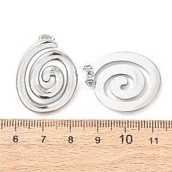 Orecchini a bottone in acciaio inossidabile 304&nbsp;LS-EJEW-I323-01P-04