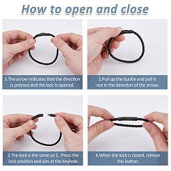 304 штыковые застежки из нержавеющей стали&nbsp;STAS-FH0002-36B