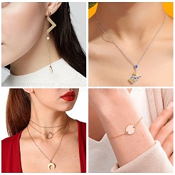 Наборы украшений из железных цепей и ожерелий/браслетов&nbsp;DIY-YW0010-78G