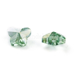 Perle di vetro placcato trasparente&nbsp;GLAA-P037-02A-AB01
