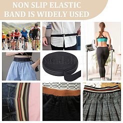 5 ярд плоская полиэстеровая нескользящая эластичная широкая лента&nbsp;OCOR-NB0001-95A