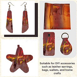 Лазерный крокодиловый узор ПВХ кожа ткань&nbsp;FIND-WH20026-011O