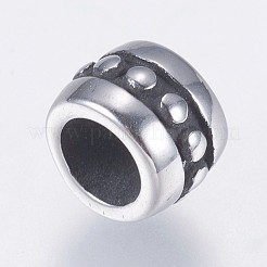 Perline europee in acciaio inossidabile 304&nbsp;STAS-I069-01AS