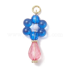 Плоские круглые акриловые ожерелья с подвесками&nbsp;PALLOY-JF02613