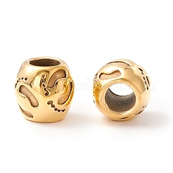 Perlas europeas de acero inoxidable 304 con revestimiento iónico (IP)&nbsp;STAS-M298-05G