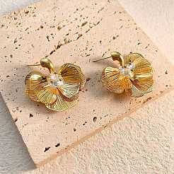 Boucles d'oreilles à tige en laiton&nbsp;FS-WG65913-01