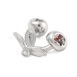 Латунные микро проложить кубического циркония подвески&nbsp;KK-D283-22P