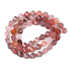 Нити из натуральных розовых бусин ботсванского агата&nbsp;G-P611-C07-01