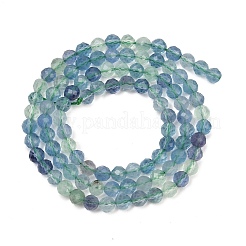 Natürlichen Fluorit Perlen Stränge&nbsp;G-L662-A02-4mm