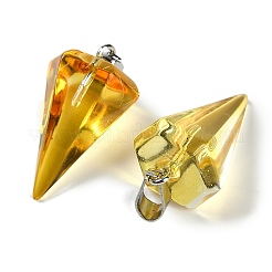 Окрашенного распылением стеклянные подвески&nbsp;GLAA-Z007-03J