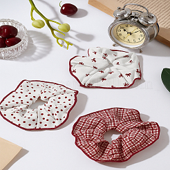 3 шт. 3-х цветные тканевые эластичные резинки для волос для девочек или женщин&nbsp;OHAR-LP0003-001