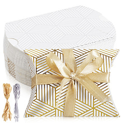 40 комплект 2-х цветных картонных коробок для конфет с принтом в виде подушек и бумаги&nbsp;CON-BBC0001-13A