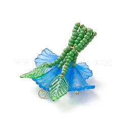 Стеклянные подвески из бисера&nbsp;PALLOY-MZ01155