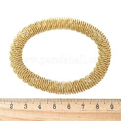 Bracciali elastici in acciaio inossidabile 304 per donna&nbsp;LS-BJEW-P315-02E-G