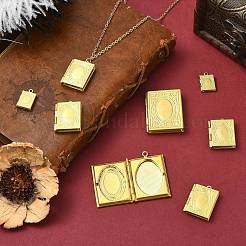 15шт 3 стиля латунные подвески-медальоны&nbsp;FIND-CJ0004-73