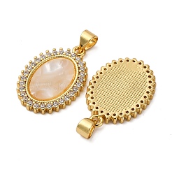 Латунные микро проложить кубического циркония подвески&nbsp;KK-D390-11G