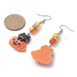 Orecchini pendenti in resina a tema Halloween&nbsp;EJEW-JE05287