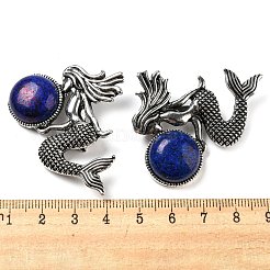 Broche de sirena de aleación de artículos de doble uso&nbsp;JEWB-C026-02B-AS